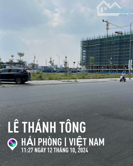 Bán lô đất mặt đường Lê Thánh Tông.203m2 ngang 5,5m giá chỉ 90tr/m2 có tt - 1