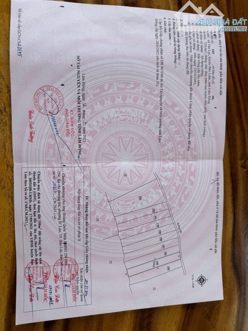 Chính chủ gửi bán lô đất thôn 4 Tân Lạc, huyện Bảo Lâm - 1