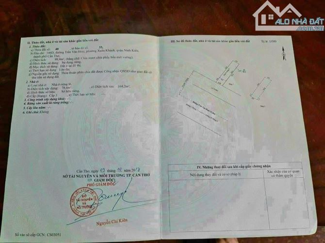 Bán Nhà 1t1l Đường Trần Văn Hoài, P.Xuân Khánh, Q.Ninh Kiều, Tp Cần Thơ. - 2