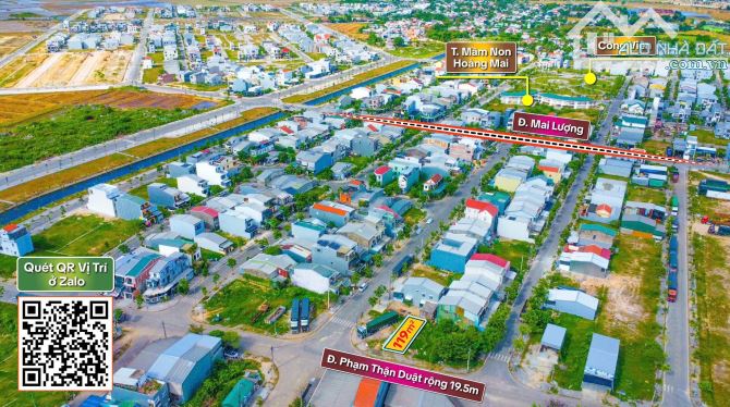 Bán đất 119m2 Mặt tiền đường Phạm Thuận Duật, KQH Hương Sơ, TP Huế, đường rộng 19,5m - 2