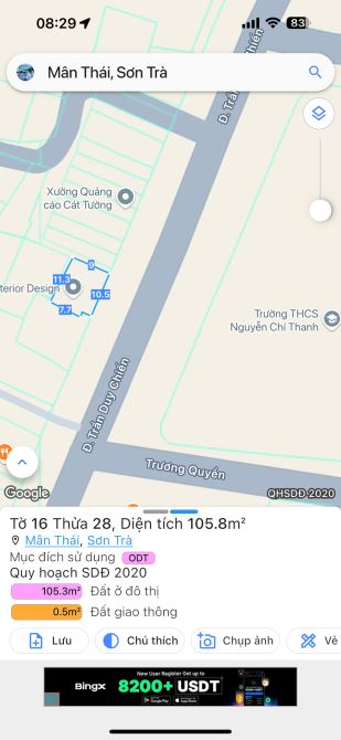 ⭐️⭐️⭐️ ĐẤT ĐƯỜNG TRẦN DUY CHIẾN - ĐỐI DIỆN TRƯỜNG HỌC - 2