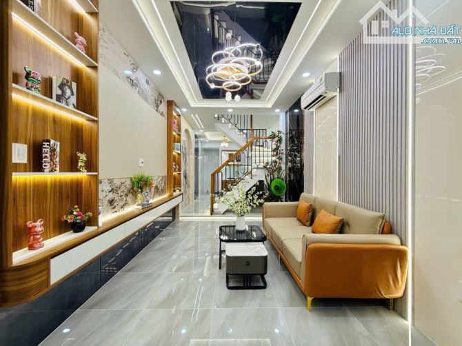 BÁN NHÀ 44M² – 3 LẦU – PHẠM VĂN CHIÊU, P9, GÒ VẤP – HẺM XE HƠI – TẶNG NỘI THẤT – 4.1 TỶ - 2