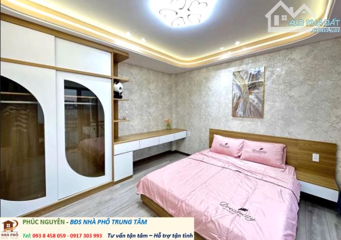 Nhà 4 Tầng ô tô đậu trước nhà - Thống Nhất Gò Vấp - Dt 40m2 Nở hậu TL - Gía 5.3 tỷ full NT - 3