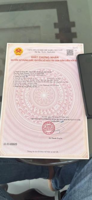 Cần bán gấp lô đất mặt tiền đường đường Trần Văn Chẩm, Tân Thông Hội, 181m2, 700triệu, shr - 3