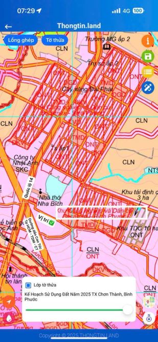 bán đất nền Chơn Thành , gần ngay Khu công nghiệp Becamex, Gía Rẻ - 3