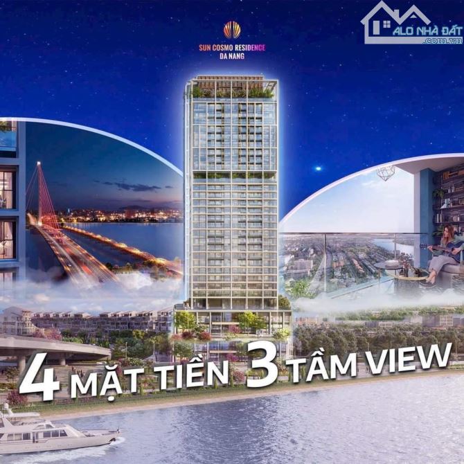 Căn góc 3PN – View sông & pháo hoa mãn nhãn – Tầng 12, Sun Cosmo - 4