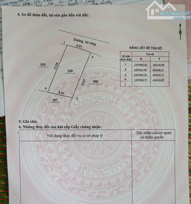 Cần bán 83,8m. mặt tiền 6,5m Full đất ở. tại xã Nhuận Trạch. Lương Sơn. giá 1,x tỉ - 5