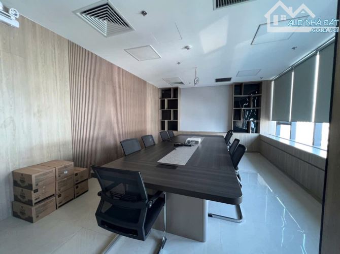 BÁN TOÀ VĂN PHÒNG MẶT PHỐ HOÀNG QUỐC VIỆT 490m2x8T THANG MÁY - MT 30m - 265 TỶ - DÒNG TIỀN - 6