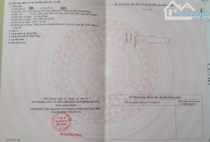 4Tỷ500__152m2(5x30,4)__gần KCN VSip1__Dãy trọ KDC 434__cách đường Nguyễn Du chỉ 200m - 6