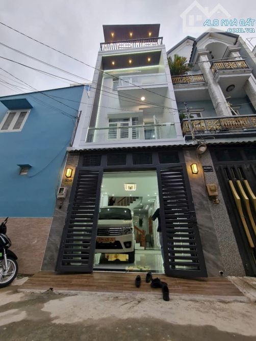 🚀PHAN HUY ÍCH - XE HƠI VÀO NHÀ - NHÀ 4 TẦNG - FULL NỘI THẤT - 52M² (4X13M) - CHỈ 6.X TỶ