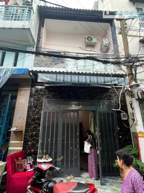 Bán nhà 1 xẹc hẽm xe hơi 5m đường tân thành, tân phú, dt 4,2 x 8,5m, nhà 1 lửng 1 lầu, 2pn