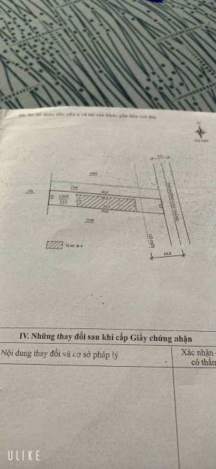 Bán đất 233m2 (6x38) MT Cao Thắng ngay cạnh Resort Đôi Dép Lộc Nga Tp Bảo Lộc Giá 1.8 tỷ