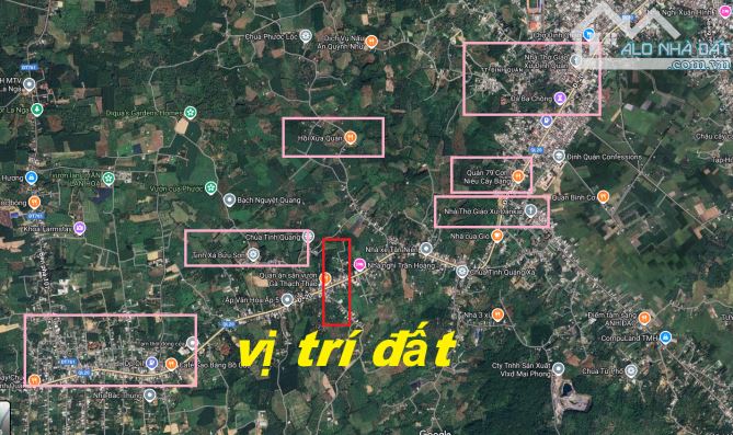 BÁN LỖ LÔ ĐẤT MẶT TIỀN QUỐC LỘ 20 DT 161M2(4MX40M) KINH DOANH NHIỀU NGÀNH NGHỀ 1TỶ650