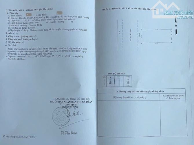 3ty4 TL 60m2 nhà 1 trệt 1 lầu cách ngã tư Chiêu Liêu 200m p.Tân Đông Hiệp Tp.Dĩ An - 11
