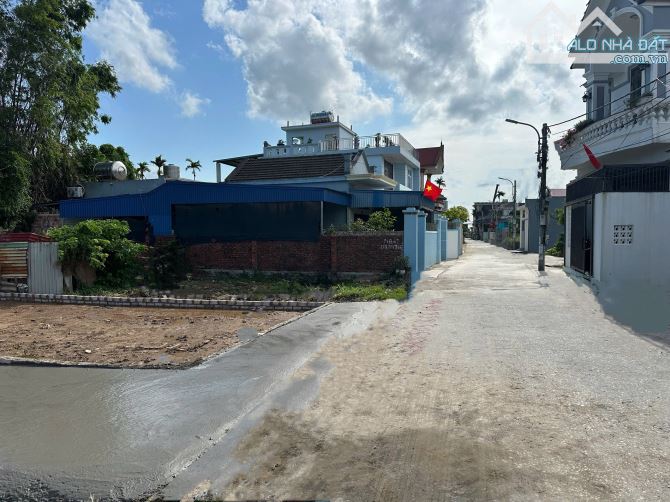 Bán lô Góc trục chính trung tâm Phường Hoa Động - Thuỷ Nguyên.Cách dự án Hoàng Huy 300m - 1