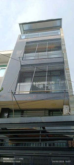 Định cư bán CHDV 1 trục Hẻm 5m Quang Trung, 10ph, ĐCT 45tr/, DT 4.6x22m, 3 lầu, 16.6 tỷ TL - 1