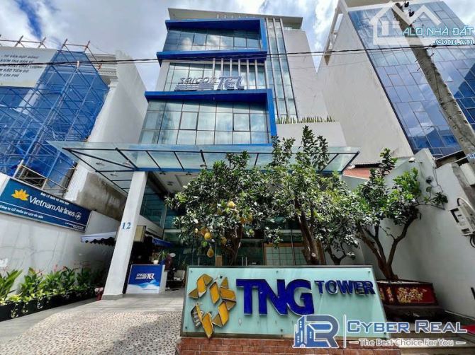 Bán chia tài sản MT Võ Thị Sáu, Q 3 (15x40m) CN: 468,3m2 hầm 7 tầng HĐT: 400tr/th giá 60t - 1