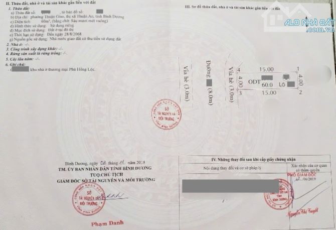 Bán đất 4x15m, đường D1 KDC Lộc Phát p. Thuận Giao gần Aeon Mall Bình Dương - 1