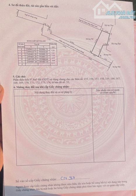 Nán đất gần 54m2 ngõ ô tô tại Hùng Vương, Hồng Bàng 1,35tỷ. - 2