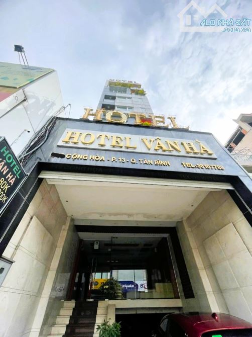 Tòa khách sạn 8 tầng MT Cộng Hòa, Tân Bình gần nhà Ga T3, giá 57.5 tỷ - 2