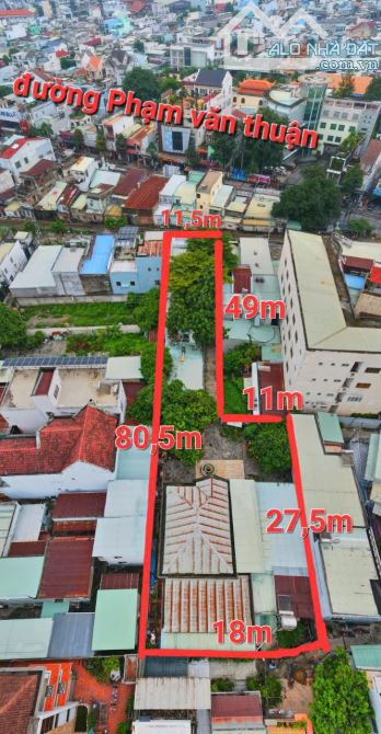 Bán Đất 1045m2 Thổ Cư 100% Gần Coopmart Phạm Văn Thuận, Biên Hòa,Đồng Nai Gía 28 tỷ - 2