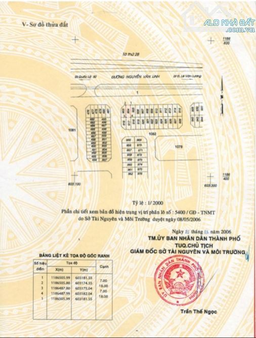 Bán Đất 7x18 đường Nguyễn văn linh Khu ven sông tân phong Quận 7. Lô P wie sông - 2