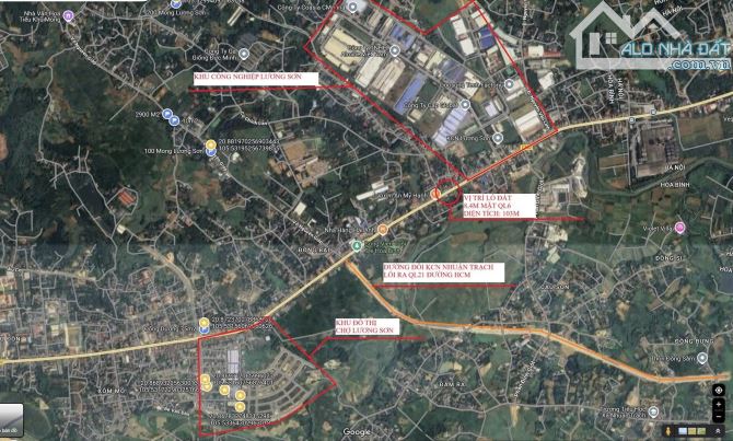 CỰC HIẾM – LÔ ĐẤT MẶT TIỀN 8.4M, NỞ HẬU 8.6M – MẶT QUỐC LỘ 6 – GẦN KCN LƯƠNG SƠN – KINH DO - 2