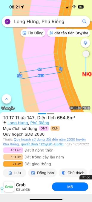 Đất View Hồ 10x66 Tc 100m giá 480tr, SHR - 3
