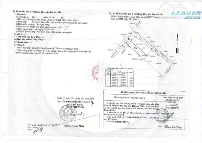 Bán đất đẹp, vuông vức mặt tiền hẻm 331 Vườn Lài, An Phú Đông, Quận 12. - 3