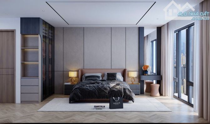 Bán nhà Ngọc Thụy- Long Biên DT 55M2, 6 Tầng, MT 4.7M, Gara, thang máy, lô góc 2 thoáng. - 4