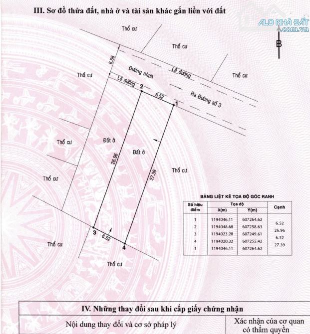 BÁN ĐẤT TRẦN NÃO 6,5x27 GIÁ 155TR/M2 - 2