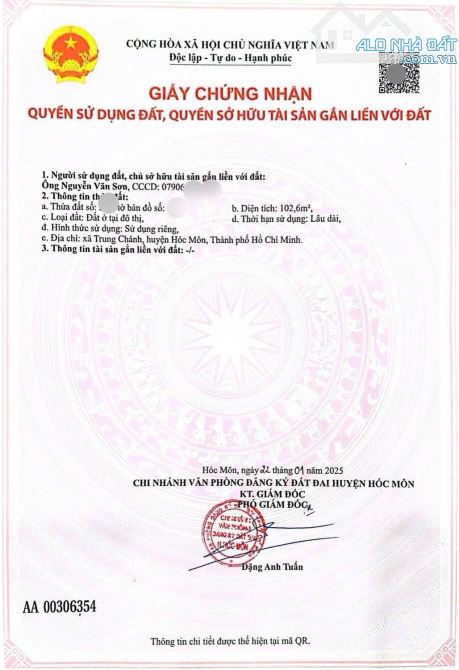 ❌ khu vực Trung Chánh Hóc Môn. Có căn nhà được rao 920tr có sổ hồng riêng ❌102m2❌ - 5