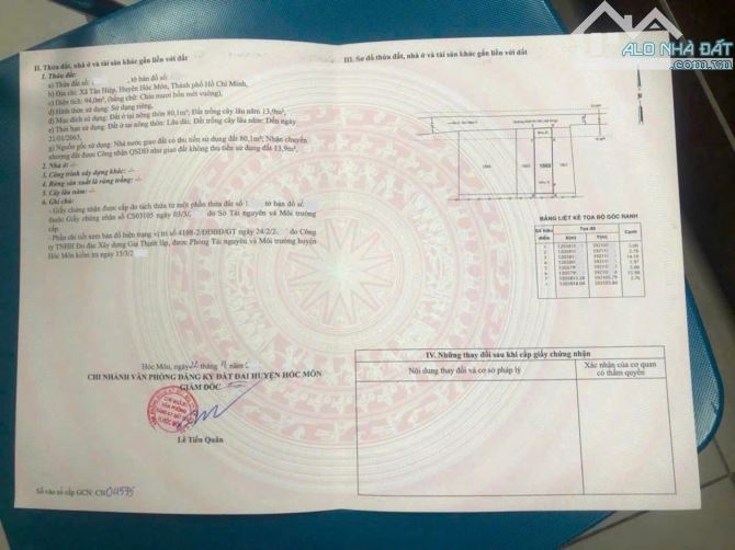 Khẩn Cấp ! Chu Nghộp Bán nhanh Căn nhà ở Tân Hiệp Hóc Môn 94m2 Sổ riêng 720triệu - 5