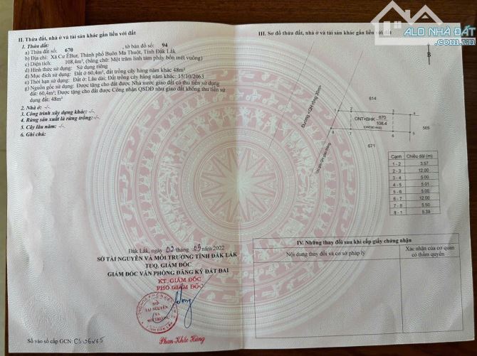 Cần Bán Nhanh 2 LÔ LIỀN KỀ ĐƯỜNG NHỰA (Đường Giải Phóng ) 30m PHƯỜNG BUÔN MA THUỘT - 5
