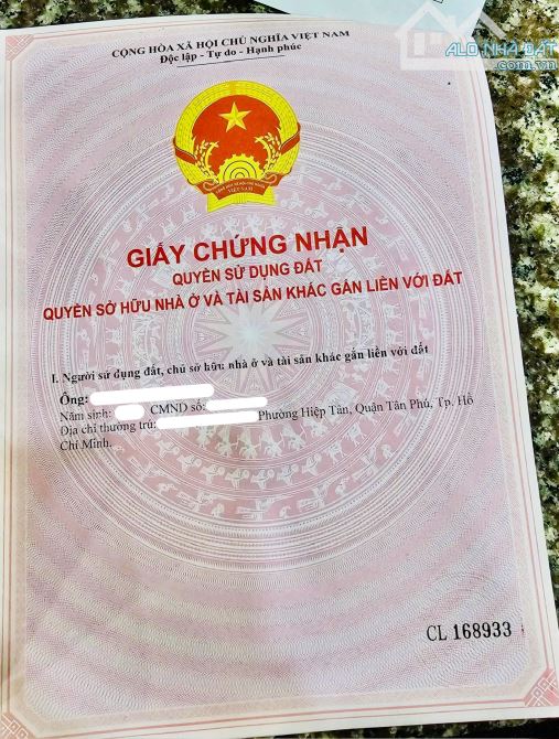 ✨ 1 CĂN DUY NHẤT 4 TẦNG, HẺM XE TẢI 6M THÔNG, THÔNG SỐ TUYỆT ĐẸP: 4x12M VUÔNG A4 - 5,45 TỶ - 8