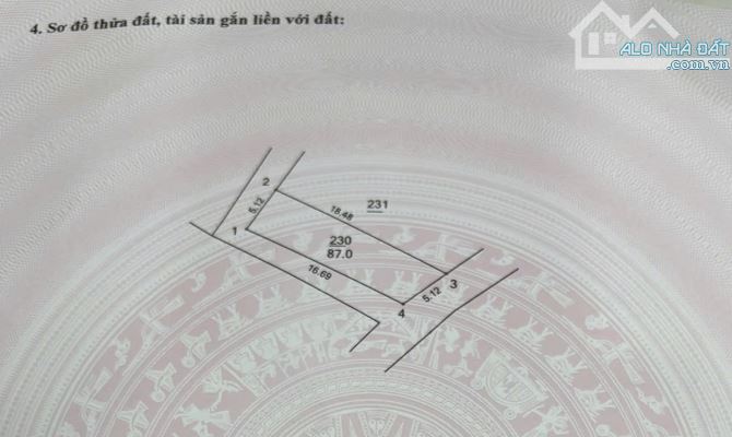 BÁN ĐẤT KIM LÂM, ĐỖ ĐỘNG, THANH OAI - Ô TÔ TRÁNH - 87M2 - LÔ GÓC