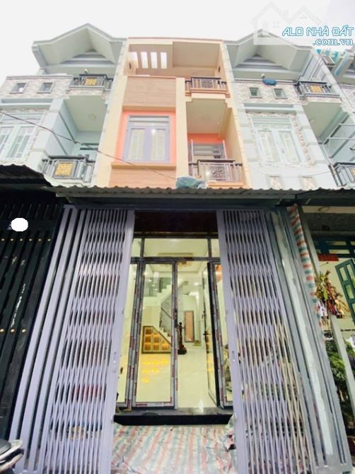 HẺM Ô TÔ, NHÀ MỚI THƠM MÙI SƠN, PHÚ ĐỊNH, F16, Q8, 3 TẦNG ĐÚC, 57.0M2, 5.1 TỶ.