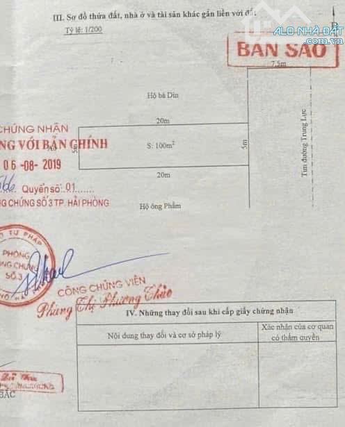 Bán đất mặt đường Trung Lực phường Đằng Lâm quận Hải An - 1