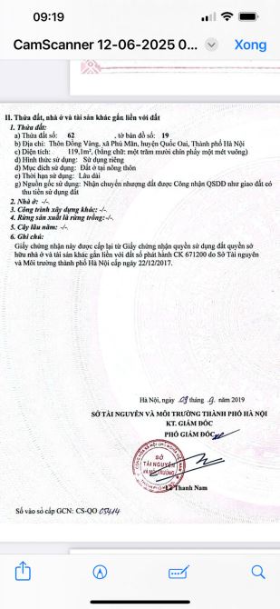 Chính Chủ bán mảnh đất 100m2 full thổ Thạch Thất Hoà Lạc, giá 2,3 tỷ - 1