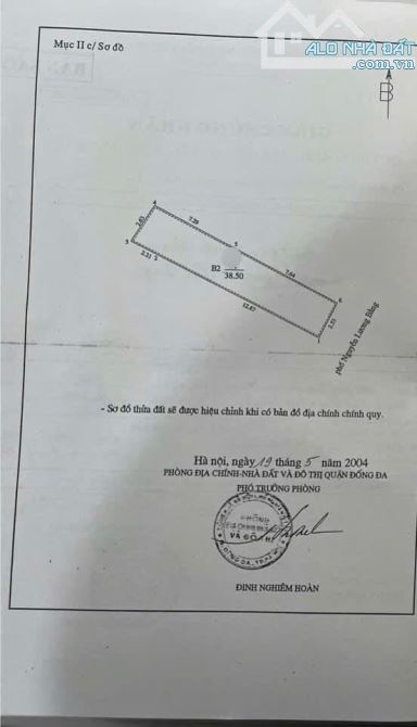 Bán nhà mặt phố Nguyễn Lương Bằng, Đống Đa 27,5 tỷ 78M MT5,1 Vỉa hè Kinh doanh Sổ A4 - 1