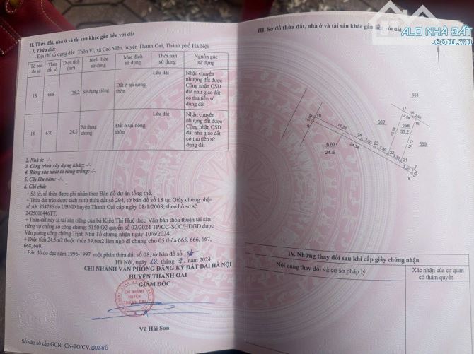 NHÀ 4T*TRUNG TÂM THÔN VỸ,(CAO VIÊN)THANH OAI,10M RA Ô TÔ TẢI ĐỖ CỬA,SÁT CHỢ,TRƯỜNG HỌC. - 1