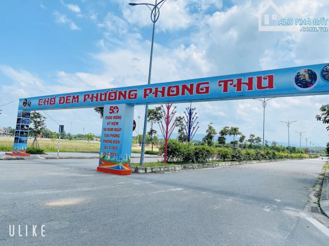 Lô góc 2 mặt tiền Đường Đông Đu, TT Phong Điền - 2