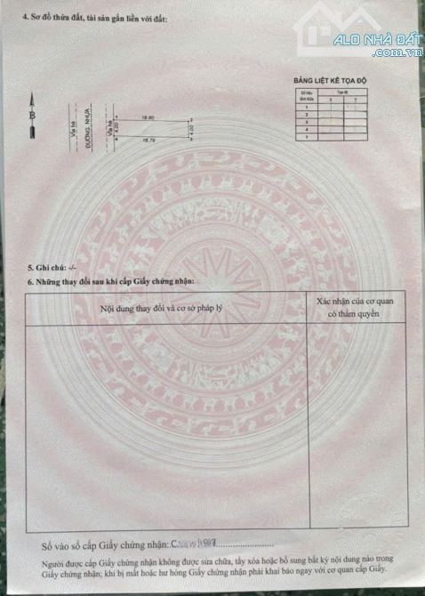 Bán đất 75,2m2 4ty250TL xây Tự Do  KDC Mì Hòa Hợp p.Dĩ An Tp.Dĩ An - 3