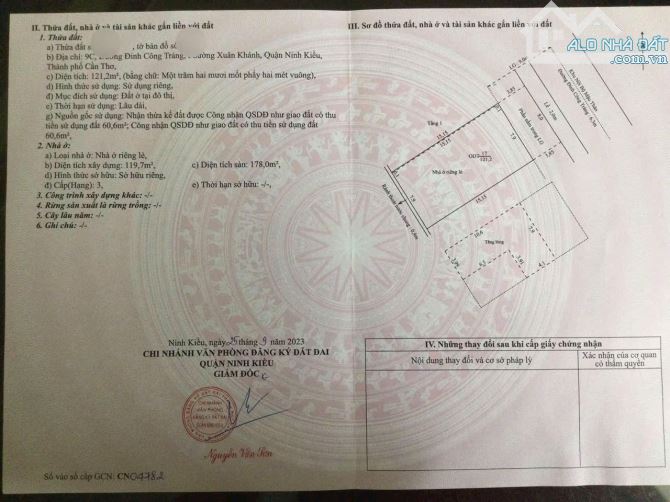 Nhà 9,5 tỷ ngang 8 mét Mặt tiền Đinh Công Tráng, Q Ninh Kiều, TP Cần Thơ - 4