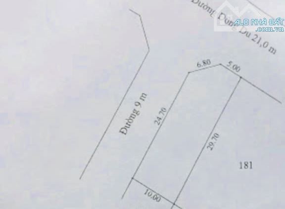 Lô góc 2 mặt tiền Đường Đông Đu, TT Phong Điền - 4
