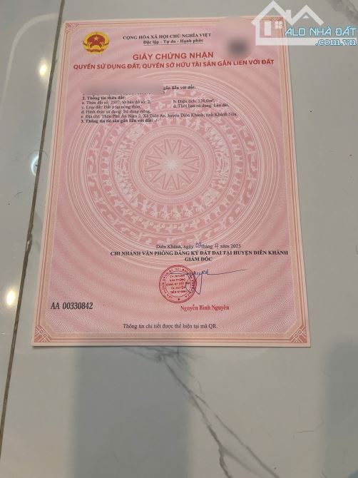 cần bán đất khu dân cư phú ân nam, diên an, diên khánh. - 5