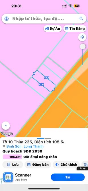 ✨ Ngang 6M x Sâu 18M (88M2 ONT), đường Bê Tông 6M Ôtô vào tận nơi, cổng sau SBLT - 1,22 TỶ - 6