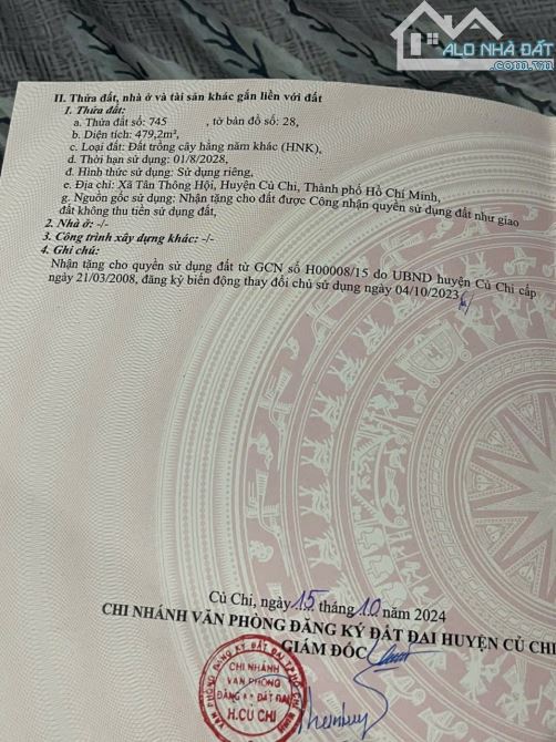 Chủ cần bán căn nhà vườn Tân Thông Hội Củ Chi - 8