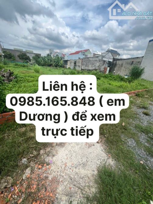 BÁN GẤP LÔ ĐẤT GIÁ HIẾM 93M2 FULL THỔ CƯ - ĐƯỜNG NHỰA Ô TÔ - ĐÔNG HÒA DĨ AN BÌNH DƯƠNG