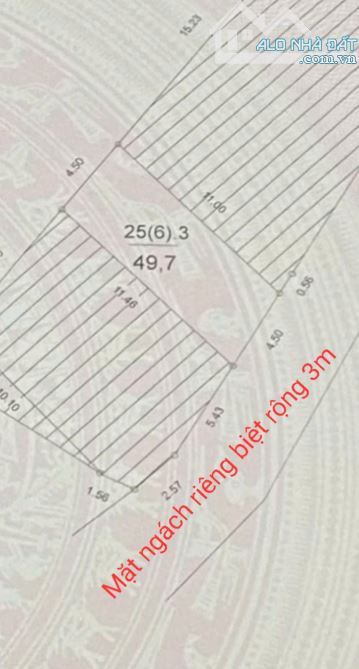 CẦN BÁN GẤP MẢNH ĐẤT NGÕ 61 BẰNG LIỆT, DT 50M, MT 4.5m, GIÁ 7.9 TỶ